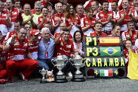 Feta Ferrari po GP Hiszpanii 2013