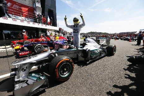 Nico Rosberg tuż po GP Wielkiej Brytanii 2013