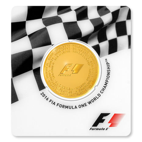 Złota moneta F1