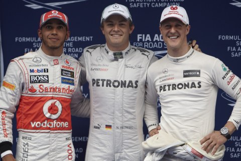 Rosberg zdobywa pierwsze pole positon w F1