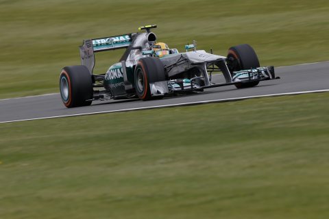 Hamilton ograł Rosberga na Silverstone