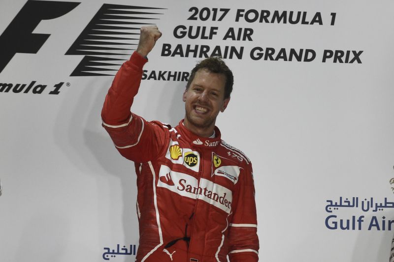 Vettel w Bahrajnie wygrywa drugi wyścig w sezonie
