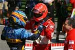 Schumi - Alonso: pojedynek na szczycie