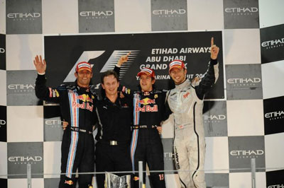 GP Abu Zabi 2009 - podium