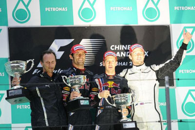 GP Cjin 2009 - podium