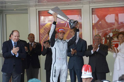 GP Monako 2009 - podium