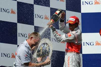 GP Węgier 2009 - podium