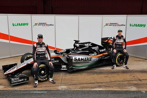 Force India VJM09 na sezon 2016
