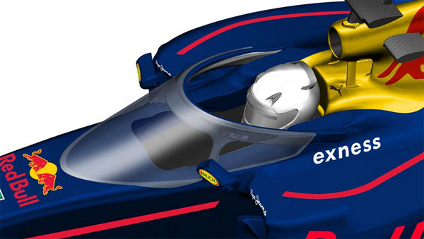 Koncepcja osłony kokpitu w wykonaniu Red Bulla