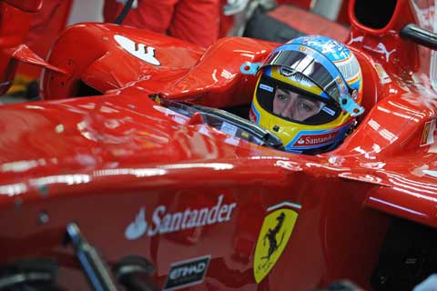 Alonso najszybszy w Walencji