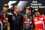 Cztery postoje i wygrana Vettela