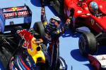 Vettel triumfuje w Walencji