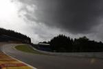 Deszcz zakłócił powrót F1 do Spa