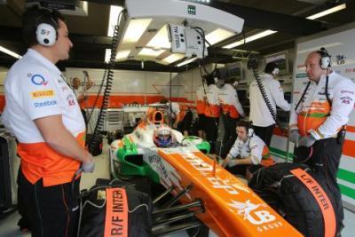 Pirelli winowajcą spadku tempa Force India?