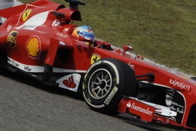 Słabe tempo bolidów Ferrari