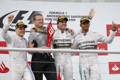Rosberg wygrywa domowe GP Niemiec