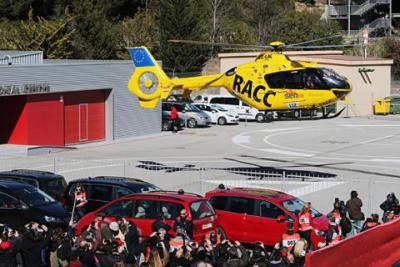 Alonso przetransportowany do szpitala po wypadku