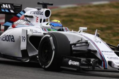 Massa poprawia najlepszy czas testów pod Barceloną