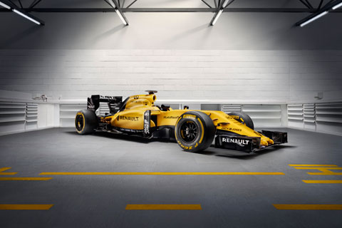 Renault oficjalnie potwierdza żółte malowanie bolidu RS16