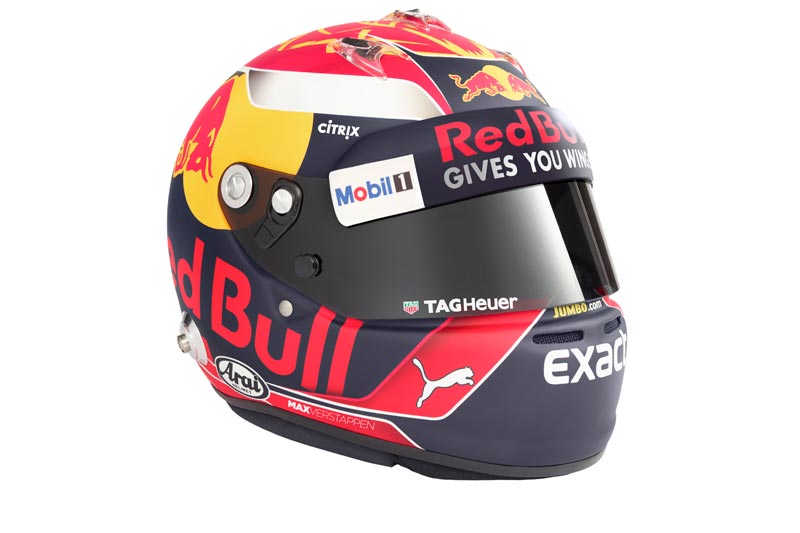 Verstappen zaprezentował nowy kask na sezon 2018