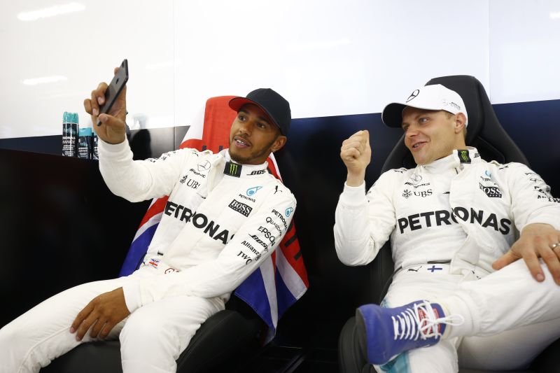 Hamilton: partnerstwo z Bottasem jest najlepsze w historii F1