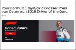 F1 sprawdza czemu Kubica został wybrany kierowcą dnia po GP Austrii