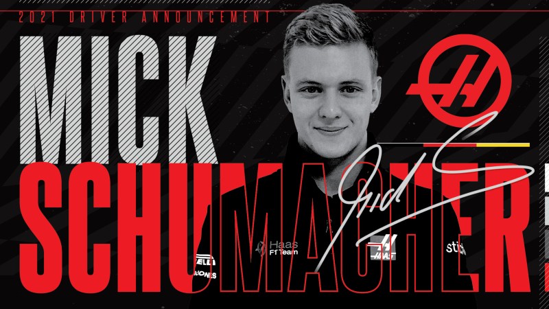 Oficjalnie: Mick Schumacher kierowcą Haasa od sezonu 2021