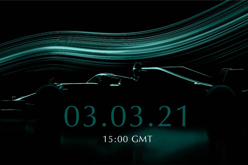 Aston Martin także potwierdził datę prezentacji nowego bolidu