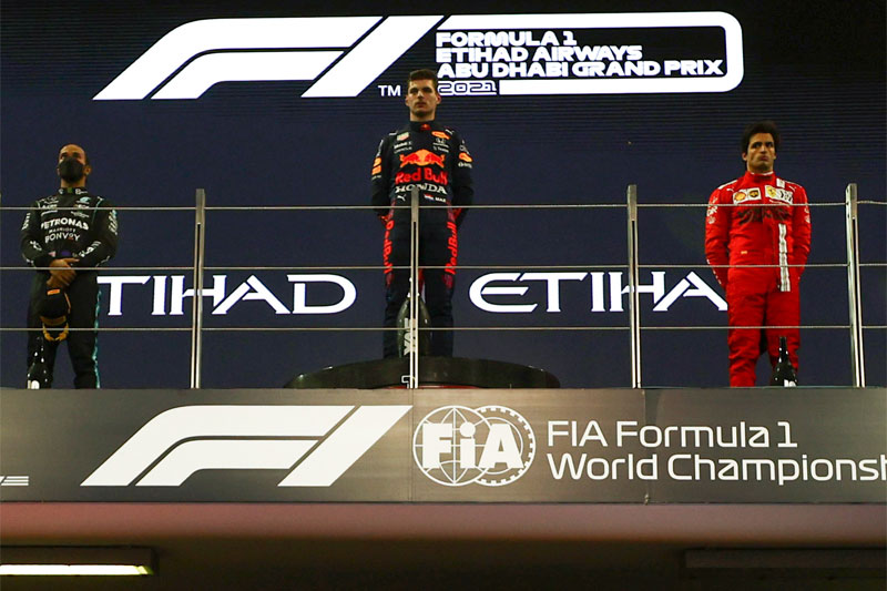 Sainz: Hamilton był bliski załamania się na podium w Abu Zabi