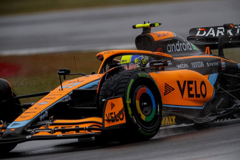 Norris znów zachwycił w deszczu, a Ricciardo bez awansu do Q3