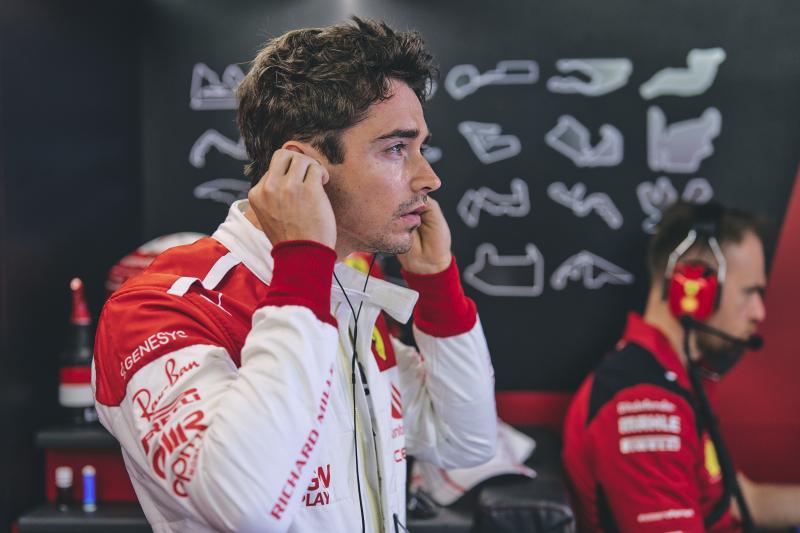 Leclerc otrzymał karę przesunięcia o trzy pola startowe