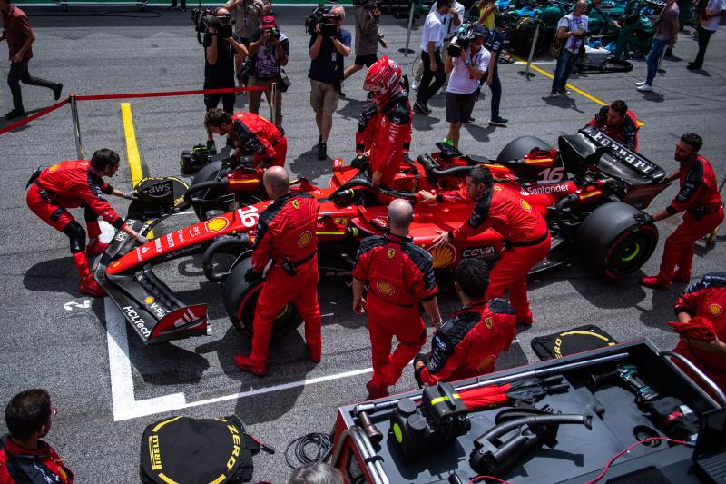 Ferrari zdjęło odpowiedzialność z Leclerca za przedwyścigowy wypadek