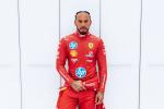 Hamilton wyjechał na tor w barwach Ferrari