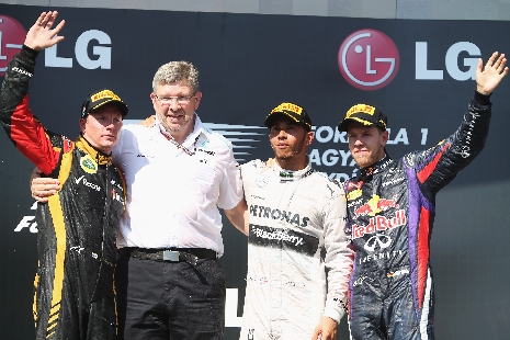 Podium GP Węgier 2013