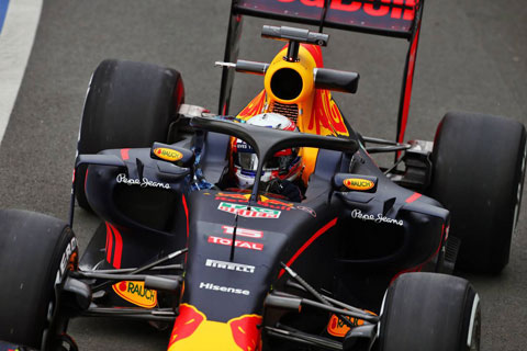 Red Bull testuje system Halo 2 na torze Silverstone