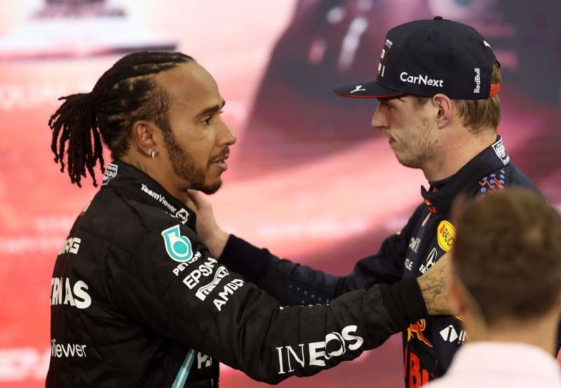 Hamilton i Verstappen 2021