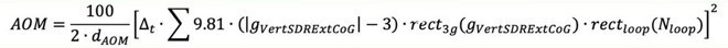 Wzór FIA do wyznaczania metryki AOM