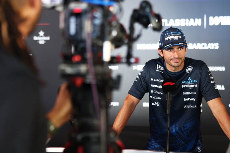 Sainz reaguje na słowa Antonellego po treningu na Spa