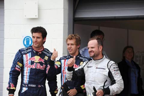 Vettel zdobywa pole position