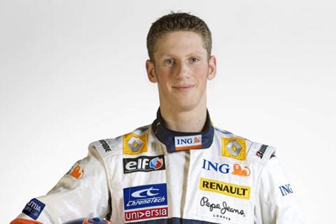 Grosjean testował Renault