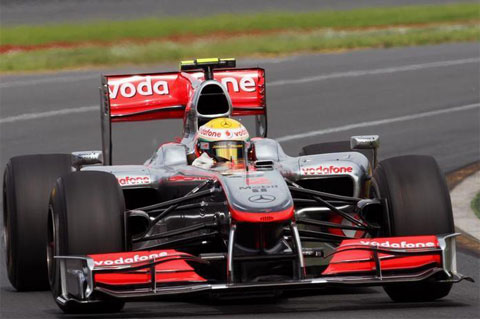Hamilton najszybszy w piątek na Albert Park 