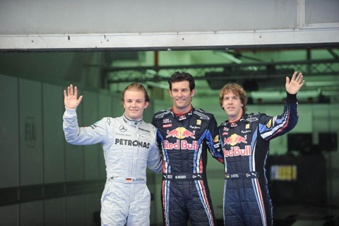 Webber zdobywa pole position w Malezji