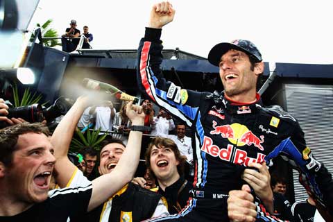Webber wygrywa GP Hiszpanii