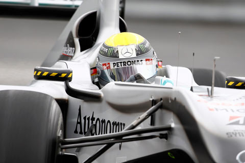 Rosberg najszybszy, Kubica czwarty