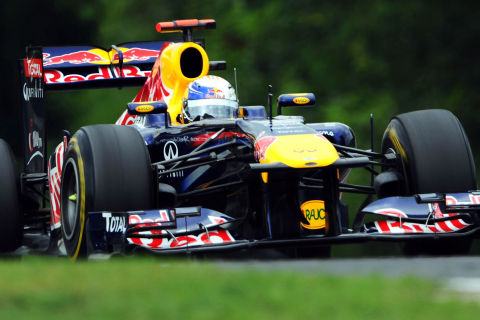 Vettel najszybszy przed czasówką