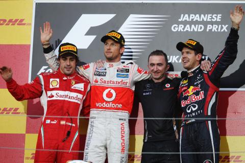 Button wygrywa, Vettel mistrzem