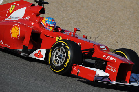 Alonso najszybszy na koniec testów