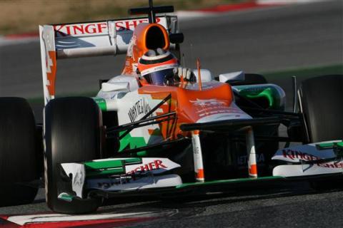 Hulkenberg najszybszy pod Barceloną