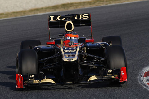 Grosjean najszybszy pierwszego dnia 