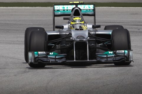 Rosberg najszybszy przed kwalifikacjami